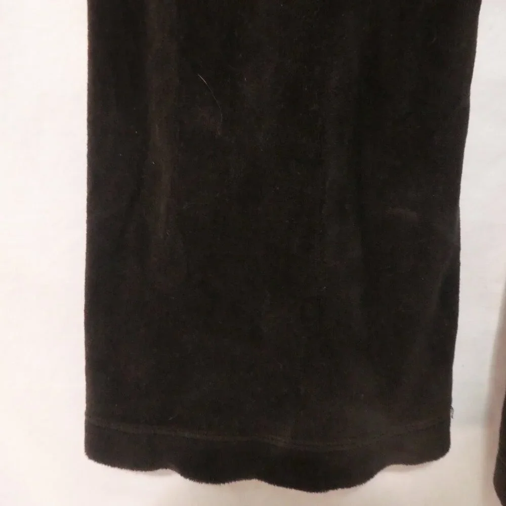 JUICY COUTURE | size 7 | Brown Soft Velour Gold Viva La Juicy Pants - Picture 15 of 16